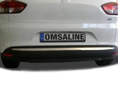 OMSA Renault Clio 4 Sport Tourer Krom Arka Tampon Çıtası 2012 ve Sonrası - 1