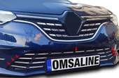 OMSA Renault Megane 4 HB Krom Ön Tampon Alt Çıta 7 Parça 2021 ve Sonrası - 1