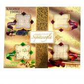 Erdem Sepetçioğlu Antep Fıstıklı Tarçınlı Kakaolu Fındıklı Çekme Helva 480 gr - 1