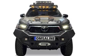 OMSA Toyota Hilux Dakar Çelik Ön Tampon Sensörlü-Sensörsüz 2020 ve Sonrası - 1