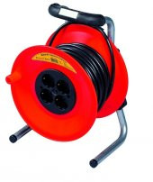 İzeltaş 0741050050 Makaralı Uzatma Kablosu 50 Metre - 1
