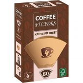 Coffee Filters Filtre Kahve Kağıdı 4 No 80'li 3 Paket - 1