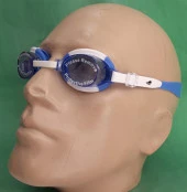 Olander Dino Çocuk Yüzücü Gözlüğü  Mavi-Beyaz thumbnail 1