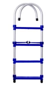 Hobi Store Portatif Tekne Merdiveni ( Mavi )  3 Basamaklı - 4