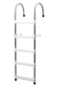 Hobi Store Portatif Tekne Merdiveni ( Beyaz )  3 Basamaklı - 3