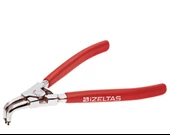İzeltaş 3311120170 Segman Pensesi  Yaylı Eğri Dış 170mm - 1