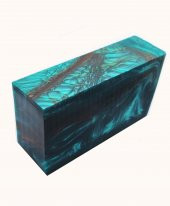 Multicolor Sedefli  Mavi Kahve Katalin Tesbih Hammaddesi - 4