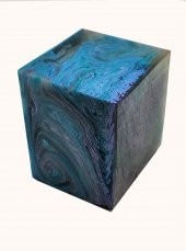 Mavi Şeffaf Hareli Katalin Tesbih  Hammaddesi 430 gr. thumbnail 1