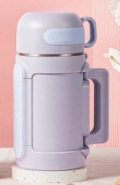 TKK Çelik Sport Termos 1000Ml Mor - 1