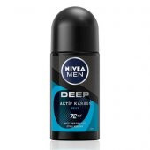 Nıvea Roll On Deep Beat Aktif Karbon Bay 50 Ml - 1