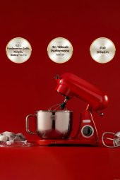 Karaca Powercast Chef Döküm Stand Mikser Red Mutfak Şefi 1800W 6,2 Lt - 1