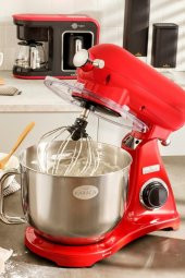 Karaca Powercast Chef Döküm Stand Mikser Red Mutfak Şefi 1800W 6,2 Lt - 8