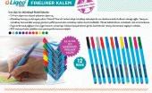Noki Motifli Boyama Kitabı Ve 6 Lı Liqeo Fineliner Mandala Seti - 6