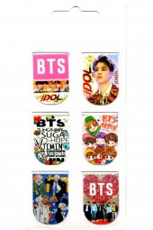 Bts Mıknatıslı Kitap Ayracı 6 Adet - 1