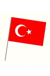 20x30 - Sopalı Kumaş Türk Bayrağı 10 Adet - 1