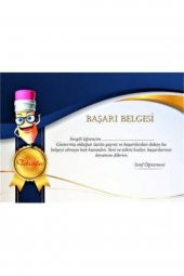 Başarı Belgesi 20 Adet Büyük Boy A4 - 1