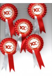 100.YIL TÜRKİYE CUMHURİYETİ KUTLU OLSUN KURDELALI KOKART 5 ADET - 1