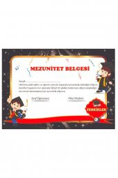 Mezuniyet Belgesi 30 Adet A5 Boyut - 1