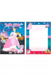 Karne Kılıfı Anaokulu Için Prenses Tatilde 20 Adet - 1