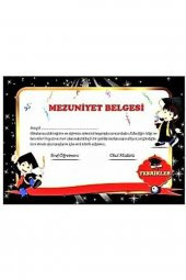 Mezuniyet Belgesi 20 Adet A5 Boyut - 1