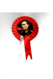 Atatürk Rozeti Kurdelalı 5 Adet - 1