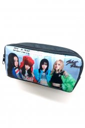Blackpink Temalı Çift Gözlü Kumaş Kalem Kutusu ( Kalemlik ) - 3