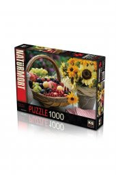 11227 Meyve Ve Ayçiçeği 1000 Parça Puzzle - - 1