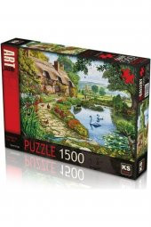 22007 Ks, Cottage By The Lake, 1500 Parça Puzzle thumbnail 2