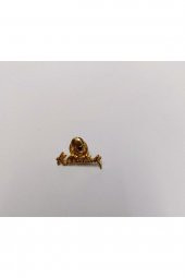 Kemal Atatürk Imza Portre Gold Metal Rozet - 2