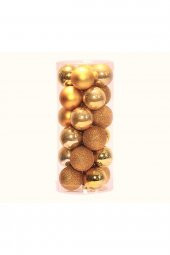 Gold Yılbaşı Topu 24lü 4 cm - 2
