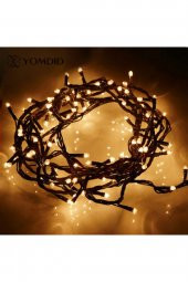 Siyah Kablolu 10 Mt Eklemeli Günışığı 100 Led Ampül Fonksiyonlu - 1