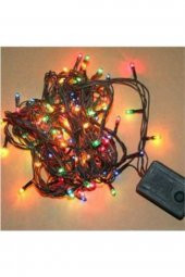 3,5 Metre 100 Led Karışık Renk Yılbaşı Ağaç Işığı thumbnail 1