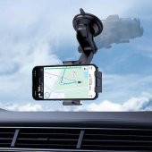 Baseus Vantuzlu Teleskopic Uzayıp Kısalan Ön Cam Ve Torpido Üzeri Araç Tutucu Araç Telefon Tutucu - 3