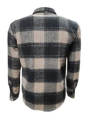 Ronex R00710 Erkek Oduncu Cepsiz Düğmeli Kareli Gömlek thumbnail 7