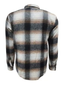 Ronex R00710 Erkek Oduncu Cepsiz Düğmeli Kareli Gömlek thumbnail 9