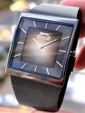 ESL.09.2209.1.05 Slazenger Çelik Kordon 50 Mt Suya Dayanıklı Erkek Kol Saati thumbnail 2