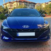 Hyundai Elantra Sinyalli Batman Yarasa Ayna Kapağı Piano Black 2021 Sonrası - 1