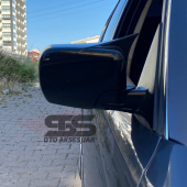 Bmw E46 Batman Yarasa Ayna Kapağı Piona Black 1998 - 2005 Arası Kasalara Uyumlu thumbnail 6