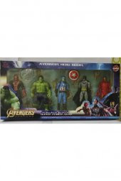 Ethem Oyuncak 5'li Süper Kahramanlar Oyun Seti 2156-5, Marvel Karakterler Figür Seti - 2