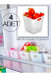 4lü Set Buzdolabı & Kapak Içi Düzenleyici, Organizer Kutu - 1