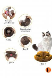 Kedi Tırmalama Oyuncağı / Sihirli Kedi Oyuncağı / Çıngıraklı Tırmalama Panosu - 2