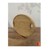 Bambu Oval Sunum Tepsisi, Kahvaltı Tabağı, Kahvaltı Sunum, Kahve Sunum , Çay Tepsisi - 4