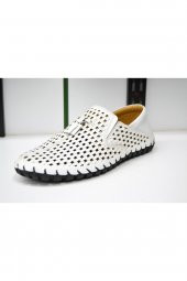 Hakıkı Deri Erkek Yazlık Ayakkabı Delikli Ayakkabı Günlük Ayakkabı Deri Ayakkabı thumbnail 1