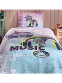 Özdilek Ranforce Tek Kişilik Çocuk Pike Takımı-Speldosa Music Pembe - 3