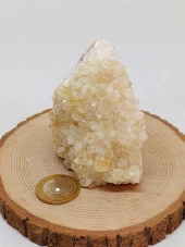 Açık Renk Kristalize Sitrin Taşı Kütle Ham Parça - 323gram (44636) thumbnail 5