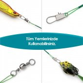 Fishack Klipsli Fırdöndülü Çelik Tel 72'li Kartela Set - 5