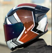 LS2 RAPID 2 RACE EXTRA BEYAZ-KIRMIZI FULLFACE MOTOSİKLET KASKI GÖKKUŞAĞI CAMLI thumbnail 3