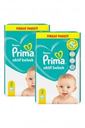 Prima Bb Aktif Bebek 2 Beden 144 Adet Aylık Fırsat Paketi 31750 - 2