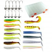 YekOutdoor Savage Gear LRF Silikon At-Çek Balık Yemi Seti & Rapala Kutusu - 1