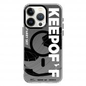 Keep Off iPhone 15 Pro Summer Travel Magsafe Kapak  Green Mood - 1